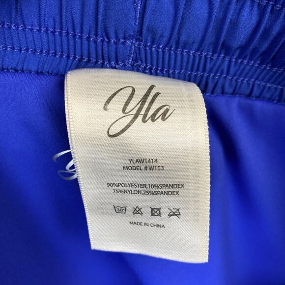 YoungLA W 153 Swift Shorts Womens Size Large Royal‎ Blue W153 Waist 32 Inseam 4" - Picture 9 of 12